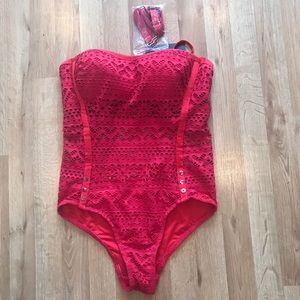 Cute eyelet swimsuit by Lookbook